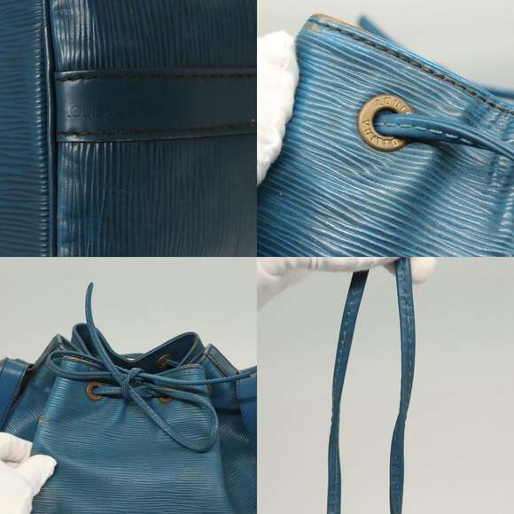 LOUIS VUITTON Epi Petit Noe Shoulder Bag Blue M44105 - Picture 11 of 13